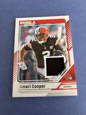 2024 Donruss Football Amari Cooper Threads DTH-ACO Relic Cleveland Browns