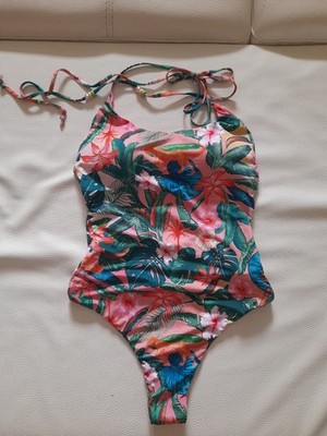     Tezenis Badeanzug Ganzkörper Blumen Gr. S    