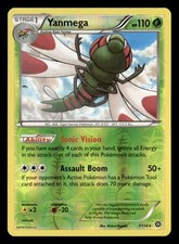 Yanmega Rare Reverse Holo XY - Steam Siege 7/114 LP Pokémon TCG