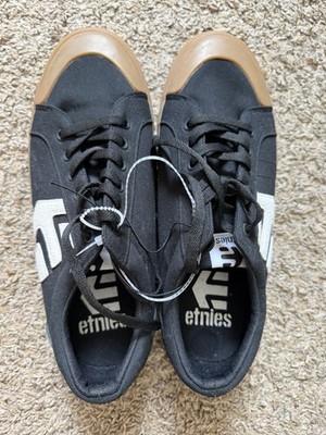 ETNIES Men Skate Shoes US Size 12 Black, Gum Style Name Ollie # ETF23MVL043B