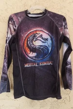 Fusion Fight Gear Mortal Kombat Sub Zero vs. Scorpion BJJ Compression Rash Guard