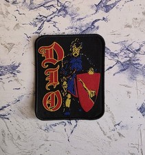 Dio Black Border Woven Patch