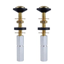 Toilet Tank to Bowl Bolt Kit 2 Pack Solid Brass Heavy Duty Fastening Set