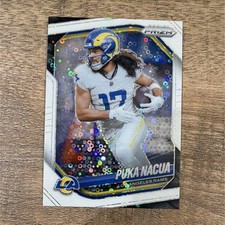Panini 2025 Prizm Puka Nacua Disco Prizm #205 Los Angeles Rams Football