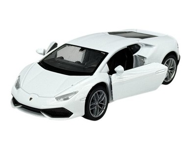 WELLY LAMBORGHINI HURACAN LP 610-4 WEISS 1:34 1/34 DIE CAST MODEL NEW BOX 43694