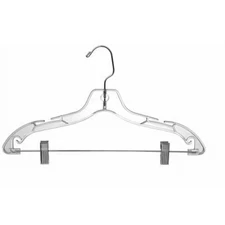 Clear Plastic Suit Hangers 25-Pack