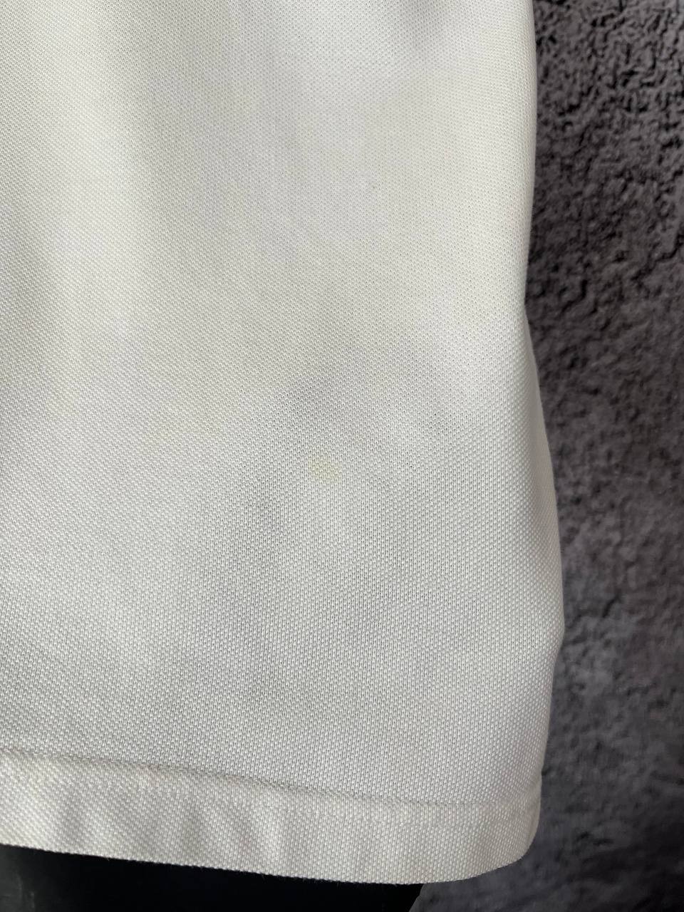 Prada Polo Shirt White Red Logo Trim Men Size S Classic Short Sleeve thumbnail 10