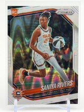 Saniya Rivers 2025 Panini Prizm WNBA White Seismic Prizms #131