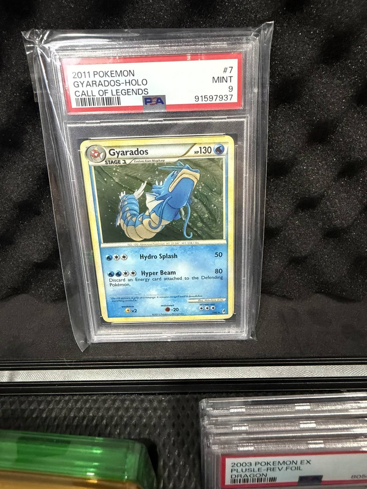 2011 Pokemon Call of Legends Gyarados Holo #7/95 PSA 9 MINT