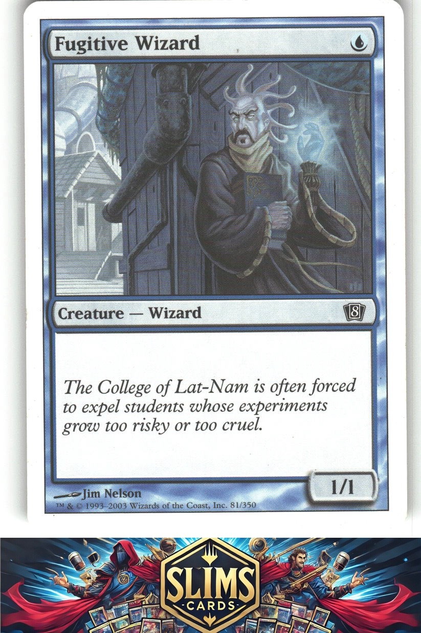 Fugitive Wizard - 8th Edition - MTG - Common - #81 - NM