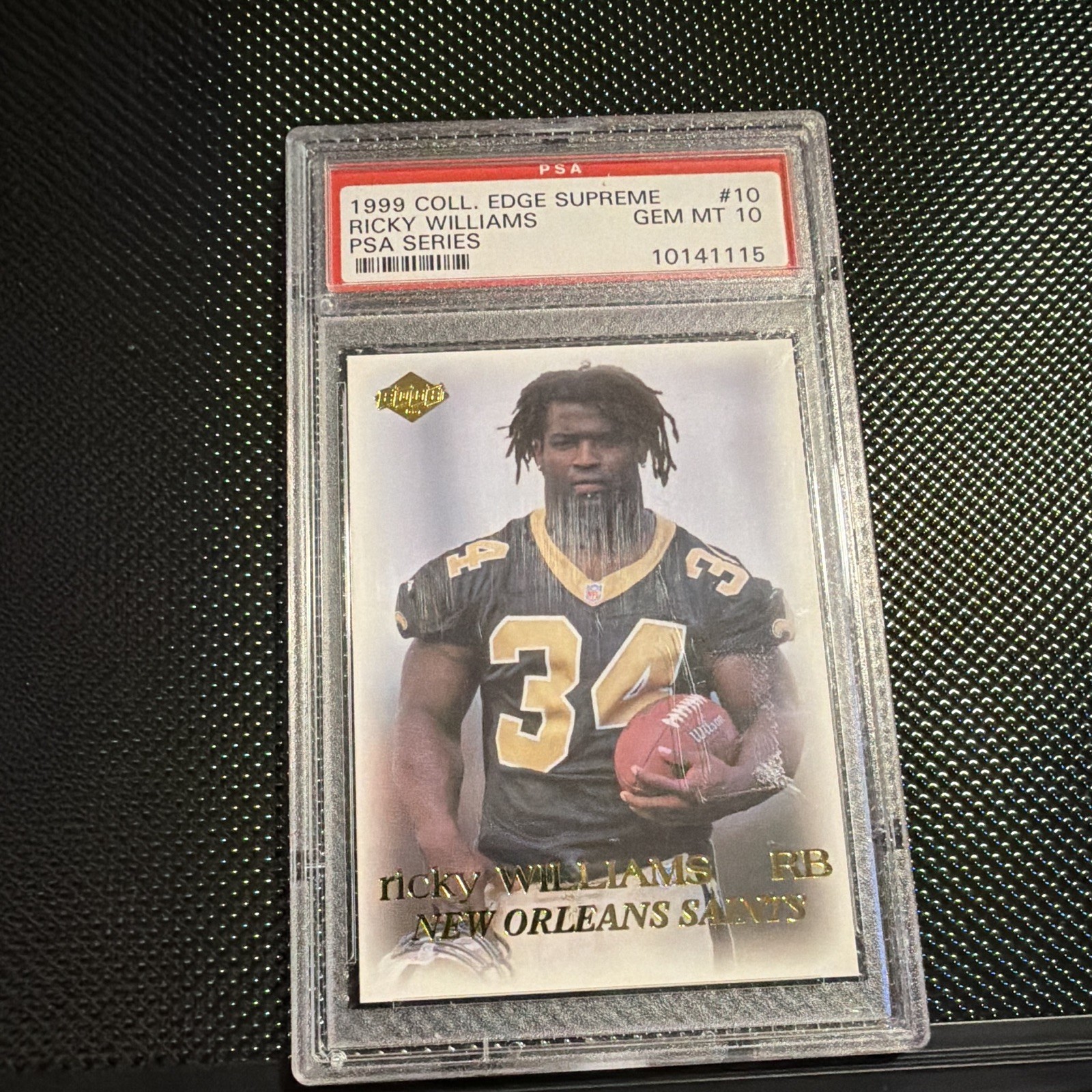 Ricky Williams Collectors Edge Supreme PSA Series #10 Base
