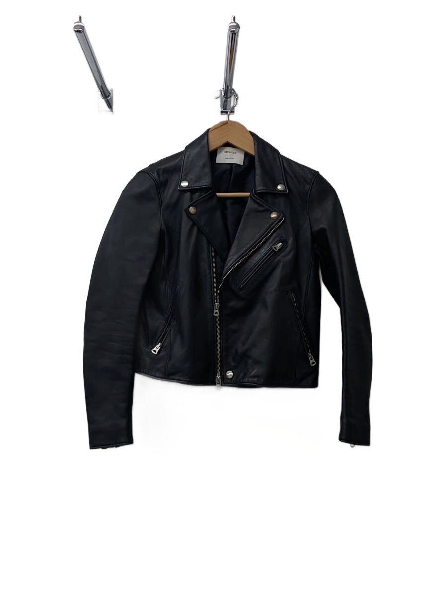Studious Double Riders Jacket/One/Sheep Leather/B… - image 1