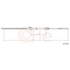 2x Handbremsseil hinten für Seat Cordoba 6K1 6K5 Ibiza 2 | 709322