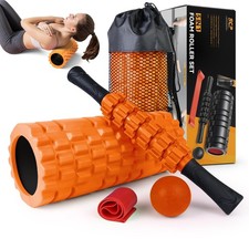 5-in-1 Foam Roller Set for Muscle Recovery, Trigger Point Massage  Exercise