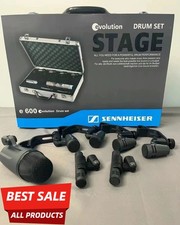 New Sennheiser Drum Kit 600 e600 Drum Mic Package with Case e602 e604 e614