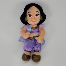 Disney Parks Aladdin's Princess Jasmine 10" Stuffed Plush Doll Purple