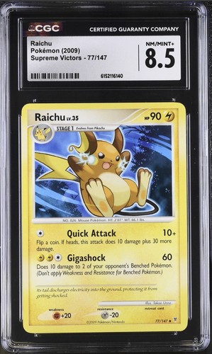 Raichu graded CGC 8.5 for sale on eBay