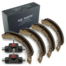 2x Wheel Brake Cylinder 4x Brake Shoe Rear for Porsche 356 Speedster A B