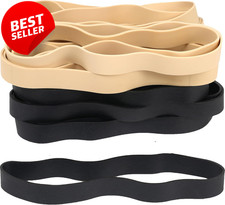 30pc 107 Black Rubber Bands 7x5/8 Thick Wide Heavy Duty - US