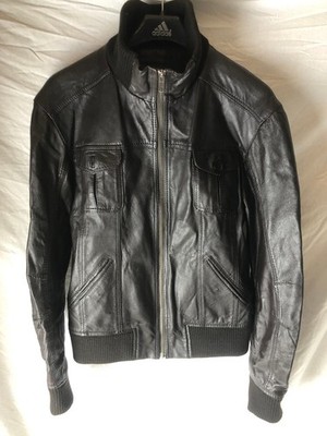 Gipsy Leder Jacke Lederjacke Herren schwarz Größe L TOP