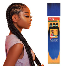 X-Pression Prestretched Braiding Hair - 3X Braid 58 Inch All Kanekalon Flame Ret