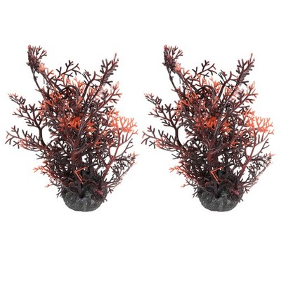 2pcs exquisite Dekorationen dreidimensionale Wasserpflanzen für Dekoration