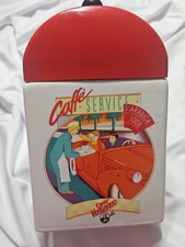 Vintage Caffe Vergnano Ceramic Coffee Canister  Italy Caffe' Service Cannister