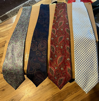 Ellini, BOSS Hugo Boss, Royal Line, andre chénier 4x Herren Seidenkrawatte