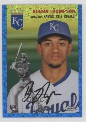 2023 Topps Chrome Platinum Anniversary 151/199 Bubba Thompson #62 Rookie RC 0b3