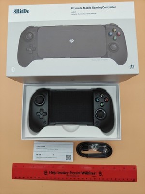 8BitDo Ultimate Mobile Gaming Controller For Android 9.0 & Above Black Open Box 
