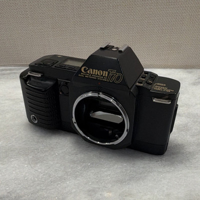 Canon Canon T70 35mm SLR Film Camera Body, Manual Focus, Auto Exposure, Black