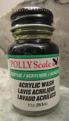 FLOQUIL POLLY SCALE RAILROAD MODEL PAINT 1oz 1 OUNCE - ACRYLIC WASH OLIVE GREEN