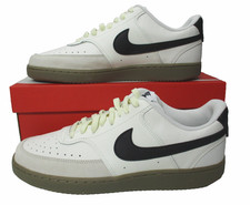 Nike Court Vision Low Sneakers Oreowood White Black Gum Mens Sz 10.5