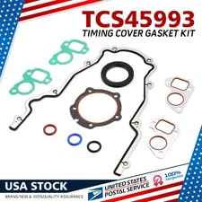 For GM Chevy LS Vortec 4.8 5.3 5.7 6 Front Timing Cover Gasket Set LS1 LS2 LS3