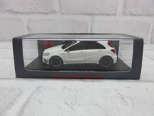 Mini car 1/43 Spark model Mercedes Benz A class A45 AMG white model car From
