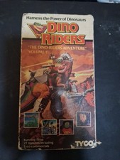 Dino Riders Adventure Volume 1 VHS Cassette 1987