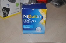 NiQuitin Mint Nicotine Lozenges 2mg - 72 Pack - Quit Smoking Long-Lasting Effect