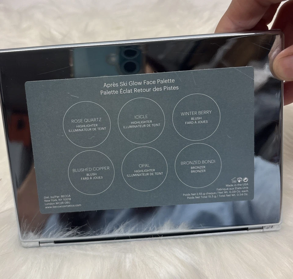 Becca Cosmetics Apres Ski Glow Face Makeup Palette Highlighter Blush Bronzer NIB - Image 4 of 4