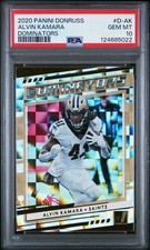 Alvin Kamara 2020 Panini Donruss #D-AK. PSA Graded-GEM MT 10