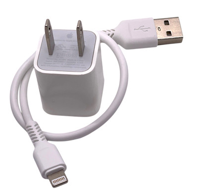 Apple A1385 5W USB Power Adapter Wall Charger & Lightning USB Cable