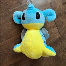 Lapras Pokemon Plush With Suction Cup Hanger Kanto Pocket Monsters 8"