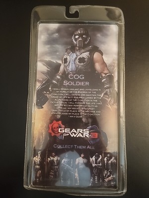NECA Gears of War 3 Player Select: Cog Soldier with Retro