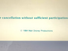 Lot 2 1984 Walt Disney Productions Double Sided Promo Posters 17 x 12 VTG — photo 3