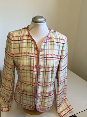 Prestige Elegance Damen Blazer Sakko Gr. 40 Bunt mit Schleifchen