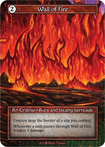 Wall of Fire [Foil] card