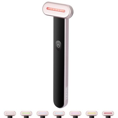 Red Light Therapy Wand for Face with Heating Microcurrent & Vibration Massage