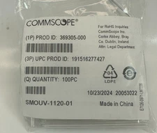 CommScope 369305-000 (SMOUV-1120-01)Heat Shrink Fiber Optic Sleeves 60mm Fusion