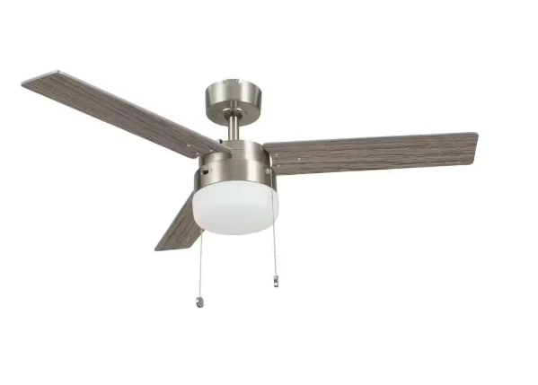 Hampton Bay Montgomery 44in. Indoor Brushed Nickel Ceiling Fan New 1005 823 662 - Image 2 of 4