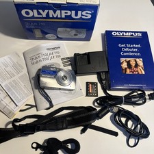 Olympus Stylus 710 7.1MP Digital Camera/Video Silver All-Weather 2.5" LCD Bundle
