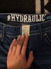 Hydraulic Women's Dark Wash Stretch Denim Capris Size 13/14 (33"x20") NWOT — photo 4